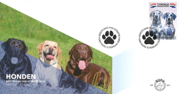 Typisch Nederlands – honden FDC 875