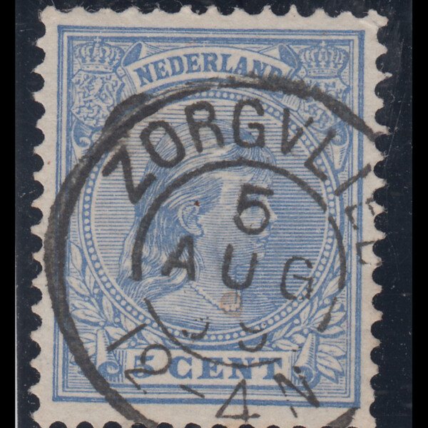 Nederland NVPH 35 met stempel Zorgvliet